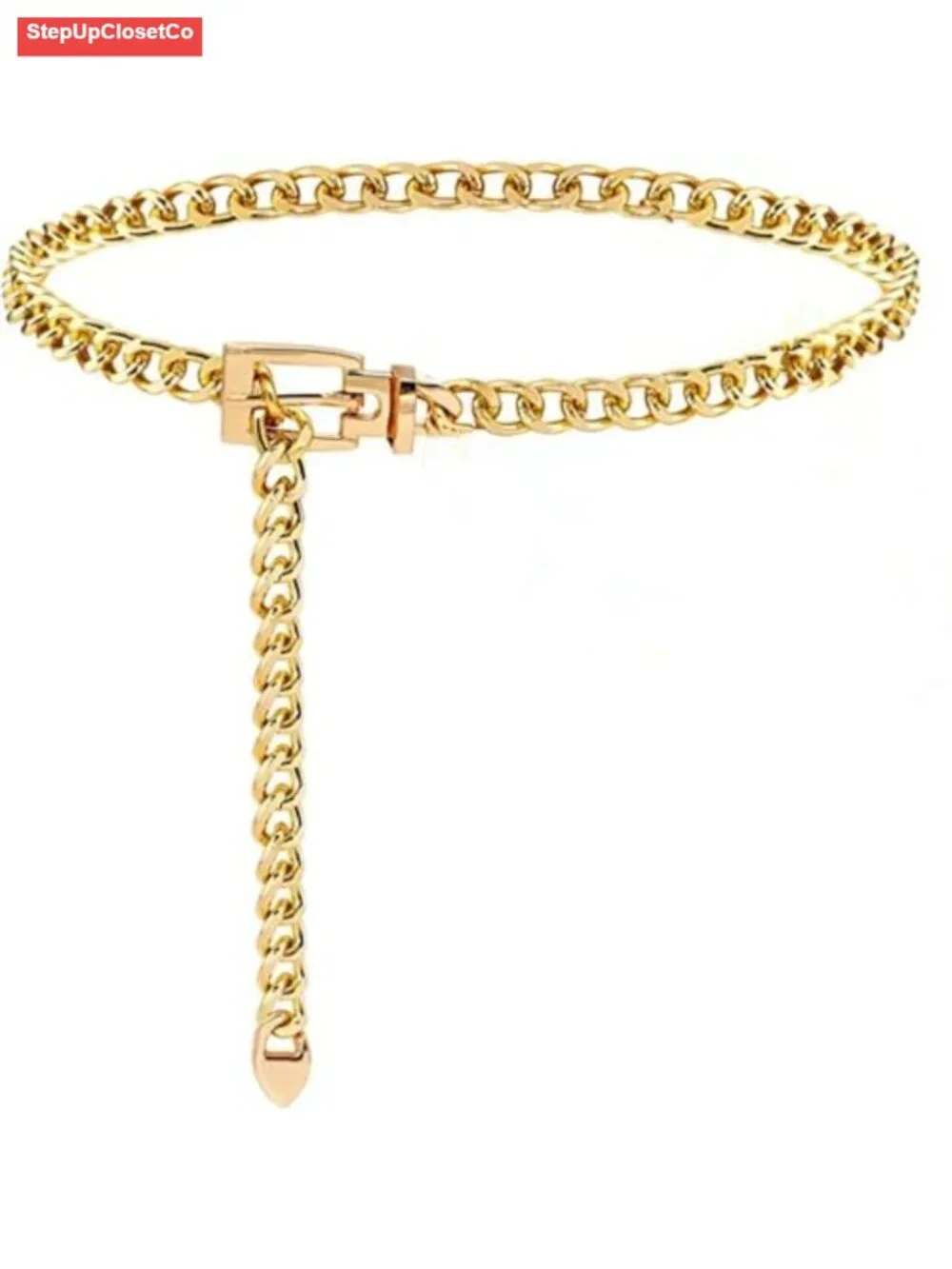 Women's Rhinestone Chain Belt Crystal Waist Belt Wedding Party Accessory